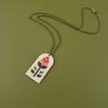 Imaginary Flowers Necklace- Retro Maple