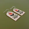 Imaginary Flowers Earrings- Retro Maple