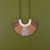 Arch Wooden Inlay Necklace- Natural