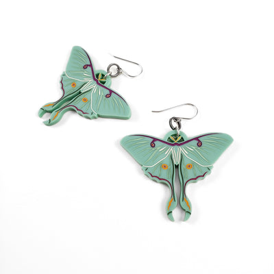 Ξ Discontinued- Luna Moth Earrings