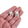 Ξ Discontinued- Tooth Post Earrings