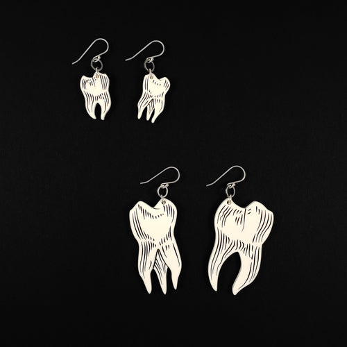 Ξ Discontinued- Teeth Earrings