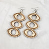 Ξ Discontinued- Wooden All Seeing Eye Earrings