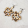 Ξ Discontinued- Wooden Serpent Earrings - Medium